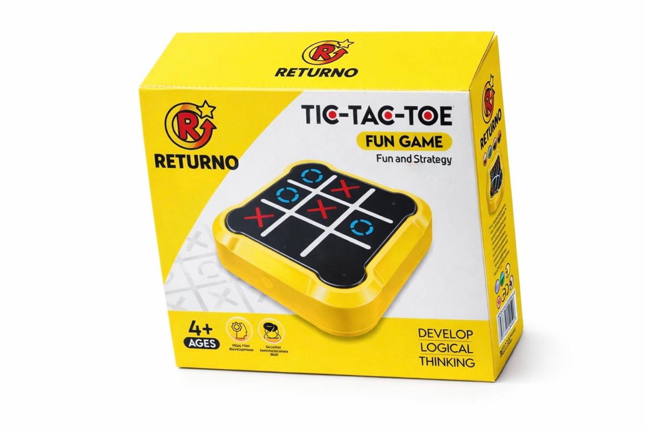 Returno™ Smart LED Tic Tac Toe – Interactive Brain Game for All Ages